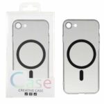 قاب اورجینال کریستالی MagSafe شفاف Creative مدل Apple iPhone 7 / iPhone 8 / iPhone SE (2020) - مشکی (پک دار)