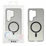 قاب اورجینال کریستالی MagSafe شفاف Creative مدل Samsung Galaxy S26 Ultra - مشکی (پک دار)