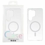 قاب اورجینال کریستالی MagSafe شفاف Creative مدل Samsung Galaxy S26 Ultra - سفید (پک دار)