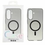 قاب اورجینال کریستالی MagSafe شفاف Creative مدل Samsung Galaxy A57 - مشکی (پک دار)