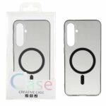 قاب اورجینال کریستالی MagSafe شفاف Creative مدل Samsung Galaxy S23 FE - مشکی (پک دار)