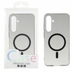 قاب اورجینال کریستالی MagSafe شفاف Creative مدل Samsung Galaxy A55 - مشکی (پک دار)