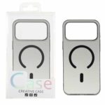 قاب اورجینال کریستالی MagSafe شفاف Creative مدل Apple iPhone 17 Pro Max - مشکی (پک دار)