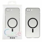 قاب اورجینال کریستالی MagSafe شفاف Creative مدل Apple iPhone 7 Plus / iPhone 8 Plus - مشکی (پک دار)