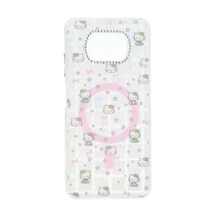 قاب اکلیلی طرح مگ سیف دور لنز نگین طرح دار Xiaomi Poco X3 / Poco X3 Pro / Poco X3 NFC - کد 418