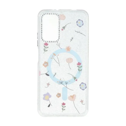 قاب اکلیلی طرح مگ سیف دور لنز نگین طرح دار Xiaomi Poco M3 / Redmi 9T 4G - کد 427