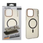 قاب اورجینال Syndee پشت مات MagSafe مدل Apple iPhone 15 Pro Max - مشکی (پک دار)