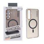 قاب اورجینال Syndee پشت مات MagSafe مدل Samsung Galaxy S25 FE - مشکی (پک دار)
