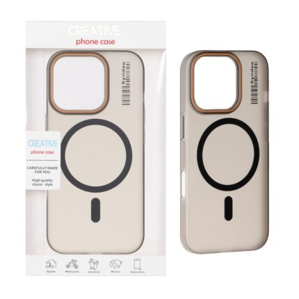 قاب اورجینال Syndee پشت مات MagSafe مدل Apple iPhone 16 Pro - مشکی (پک دار)