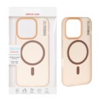 قاب اورجینال Syndee پشت مات MagSafe مدل Apple iPhone 16 Pro - صحرایی (پک دار)
