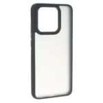 قاب مات لنز برجسته دور هاشور Xiaomi Redmi 10C / Redmi 10 Power / Poco C40 - مشکی