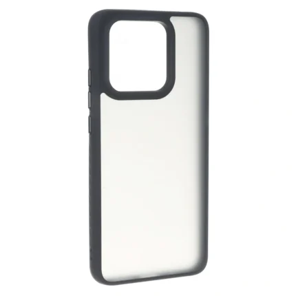 قاب مات لنز برجسته دور هاشور Xiaomi Redmi 10C / Redmi 10 Power / Poco C40 - مشکی