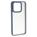 قاب مات لنز برجسته دور هاشور Xiaomi Redmi 10C / Redmi 10 Power / Poco C40 - سرمه ای