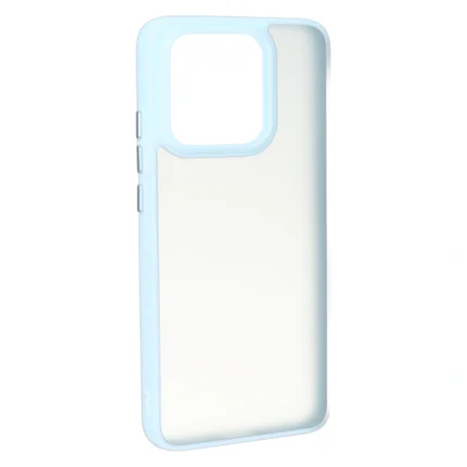 قاب مات لنز برجسته دور هاشور Xiaomi Redmi 10C / Redmi 10 Power / Poco C40 - آبی