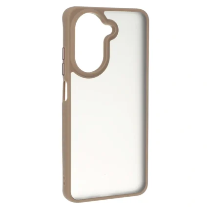 قاب مات لنز برجسته دور هاشور Xiaomi Redmi A5 / Poco C71 - نسکافه ای