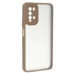 قاب مات لنز برجسته دور هاشور Xiaomi Poco M3 / Redmi 9T 4G - نسکافه ای