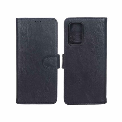 کیف موبایل چرمی مگنتی Samsung Galaxy A13 4G / A13 5G / A04s / M13 4G / M23 / F13 - سرمه ای کد 1