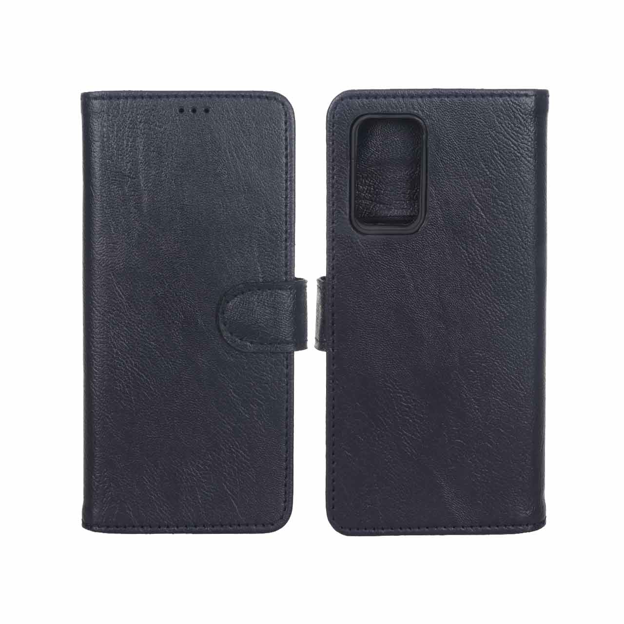 4619880 کیف موبایل چرمی مگنتی Samsung Galaxy A13 4G / A13 5G / A04s / M13 4G / M23 / F13 - سرمه ای کد 1 - تصویر 1