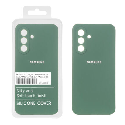 قاب نیو سیلیکون محافظ لنزدار RFF مدل Samsung Galaxy A37 - سبز (پک دار)