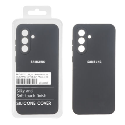 قاب نیو سیلیکون محافظ لنزدار RFF مدل Samsung Galaxy A37 - مشکی (پک دار)