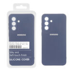 قاب نیو سیلیکون محافظ لنزدار RFF مدل Samsung Galaxy A37 - سرمه ای (پک دار)