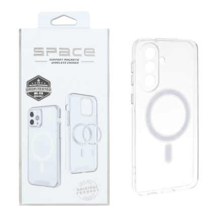 قاب اورجینال Space شفاف Magsafe مدل Samsung Galaxy A37 (پک دار)