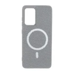 قاب هاشور MagSafe فلزی Samsung Galaxy A52 / A52s - طوسی