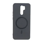 قاب هاشور MagSafe فلزی Xiaomi Redmi 9 / Redmi 9 Prime / Poco M2 - مشکی