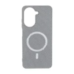 قاب هاشور MagSafe فلزی Xiaomi Redmi A5 / Poco C71 - طوسی