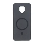 قاب هاشور MagSafe فلزی Xiaomi Redmi Note 9S / Redmi Note 9 Pro / Redmi Note 9 Pro Max - مشکی