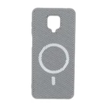 قاب هاشور MagSafe فلزی Xiaomi Redmi Note 9S / Redmi Note 9 Pro / Redmi Note 9 Pro Max - طوسی