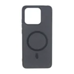 قاب هاشور MagSafe فلزی Xiaomi Redmi 10C / Redmi 10 Power / Poco C40 - مشکی
