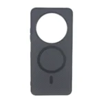 قاب هاشور MagSafe فلزی Xiaomi Redmi 14C / Redmi A3 Pro / Redmi A4 / Poco C75 - مشکی