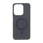 قاب هاشور MagSafe فلزی Xiaomi Redmi 15C / Poco C85 - مشکی