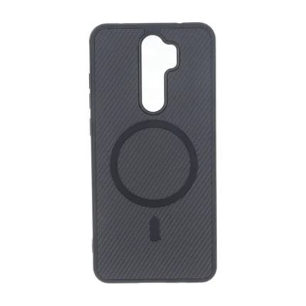 قاب هاشور MagSafe فلزی Xiaomi Redmi Note 8 Pro - مشکی