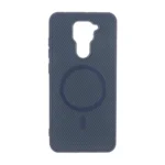 قاب هاشور MagSafe فلزی Xiaomi Redmi Note 9 / Redmi 10X 5G / Redmi 10X Pro 5G - سرمه ای