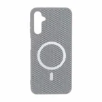 قاب هاشور MagSafe فلزی Samsung Galaxy A14 - طوسی