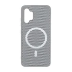 قاب هاشور MagSafe فلزی Samsung Galaxy A32 4G - طوسی