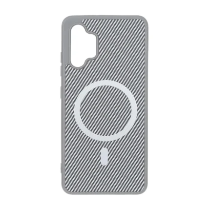قاب هاشور MagSafe فلزی Samsung Galaxy A32 4G - طوسی