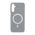 قاب هاشور MagSafe فلزی Samsung Galaxy A24 - طوسی