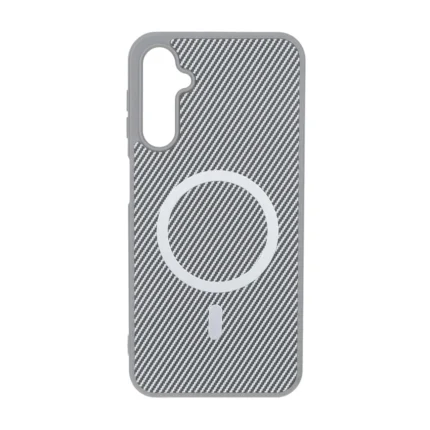 قاب هاشور MagSafe فلزی Samsung Galaxy A24 - طوسی