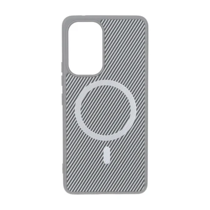 قاب هاشور MagSafe فلزی Samsung Galaxy A53 - طوسی