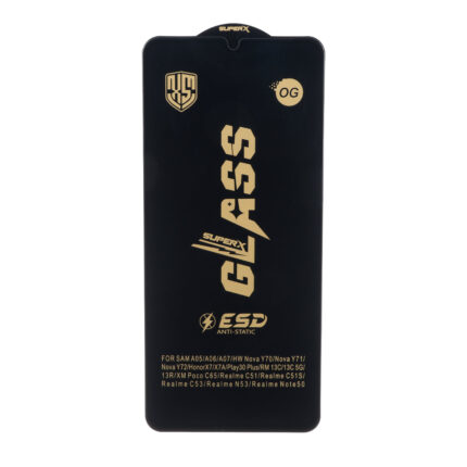 محافظ صفحه نمایش شیشه ای درجه یک Full Cover Super X OG - ESD OVOG مدل Samsung Galaxy A07 / A06