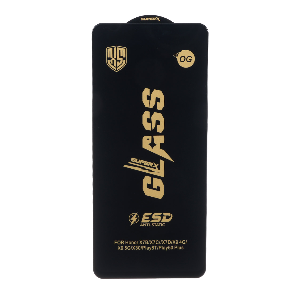 4620920 محافظ صفحه نمایش شیشه ای درجه یک Full Cover Super X OG - ESD OVOG مدل Honor X7b - تصویر 1
