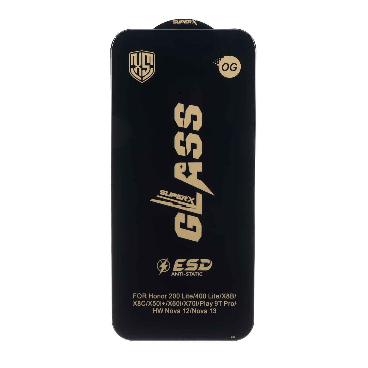 4620922 محافظ صفحه نمایش شیشه ای درجه یک Full Cover Super X OG - ESD OVOG مدل Honor X8c / 200 Lite / 400 Lite - تصویر 1