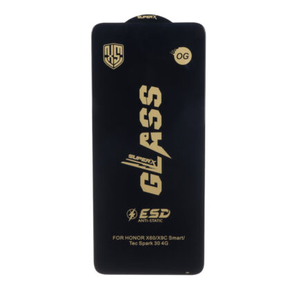محافظ صفحه نمایش شیشه ای درجه یک Full Cover Super X OG - ESD OVOG مدل Honor X9c Smart 5G