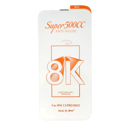 محافظ صفحه نمایش شیشه ای اورجینال بدون حاشیه Suer 500CC 8K Biva مدل Apple iPhone 17 Pro Max / iPhone 18 Pro Max