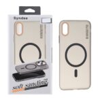 قاب اورجینال Syndee پشت مات MagSafe مدل Apple iPhone X Max / iPhone XS Max - مشکی (پک دار)