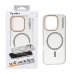 قاب اورجینال Syndee پشت مات MagSafe مدل Apple iPhone 16 Pro - خاکستری کد 1 (پک دار)