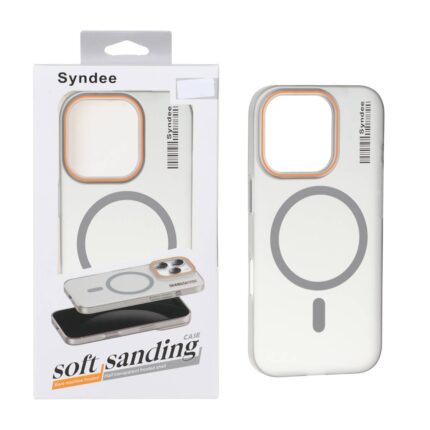 قاب اورجینال Syndee پشت مات MagSafe مدل Apple iPhone 16 Pro - خاکستری کد 1 (پک دار)